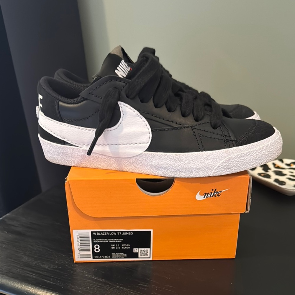 Nike Blazer Low '77 Jumbo Black Sneakers